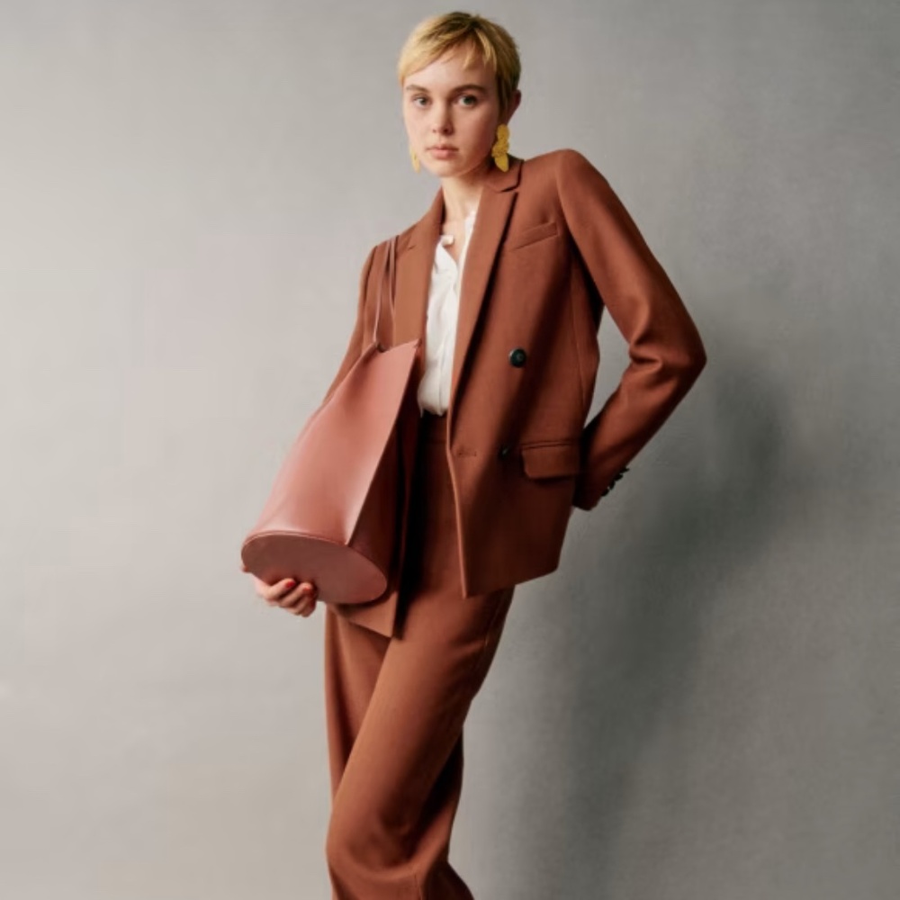 NWT Sezane Christie Jacket in Terracotta Size 4 (FR36)